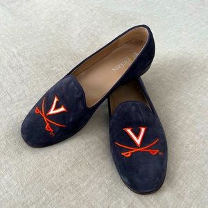 University of Virginia (UVA) Suede Embroidered Loafer, J.P. Crickets
